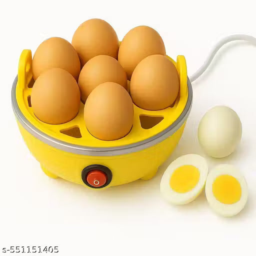 Electric Egg Cooker: Rapid Egg Boiler for Easy-To-Peel, Soft Medium or Hard Boiled Eggs, 7 Egg Capacity, with Auto Shut Off Feature(Multi Color)